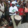 Mandjou playing at a ceremony in Guinea. August 2009